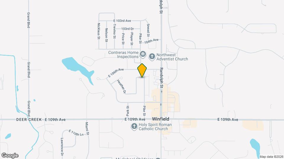 10702 Pike St Map and Location Details