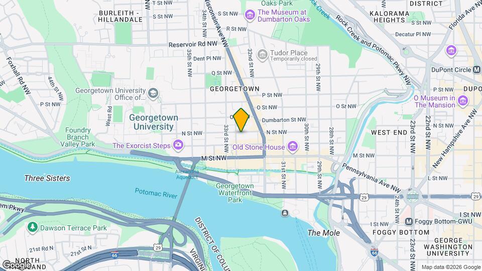 3248 N St NW Map and Location Details