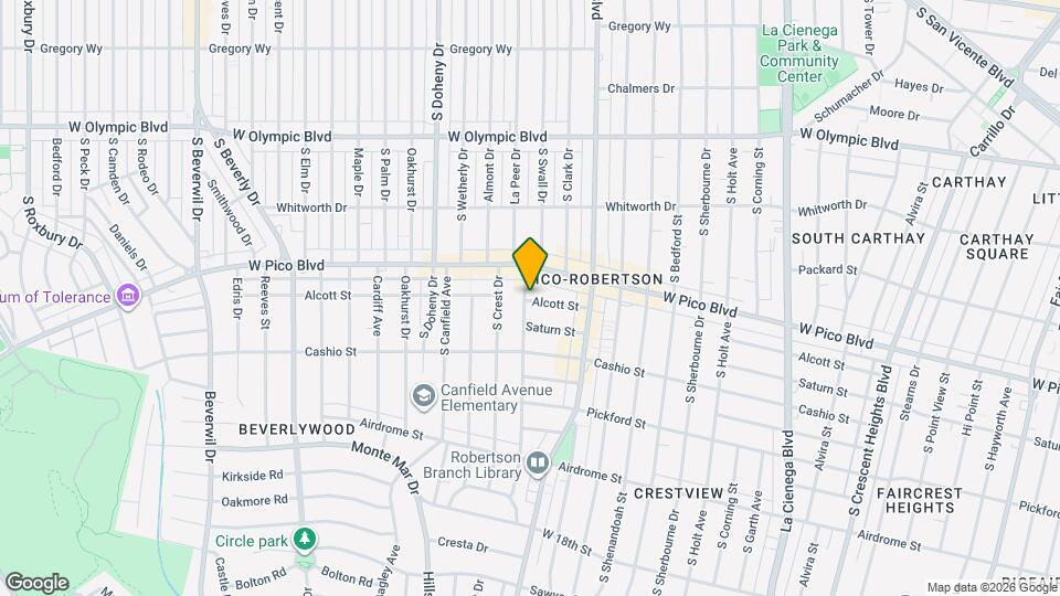 8869 Alcott St Map and Location Details