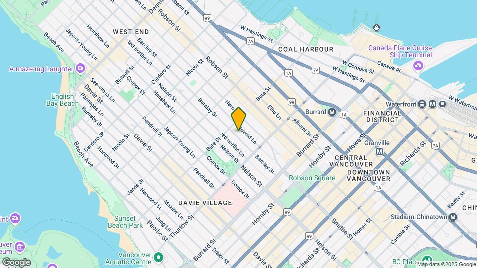 1135-1137 Barclay St Map and Location Details