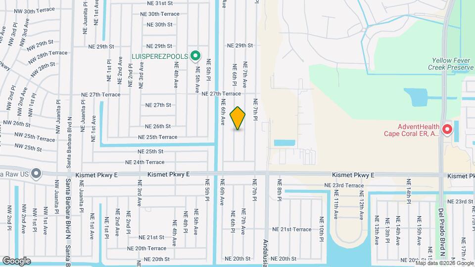 2523 NE 6th Pl Map and Location Details