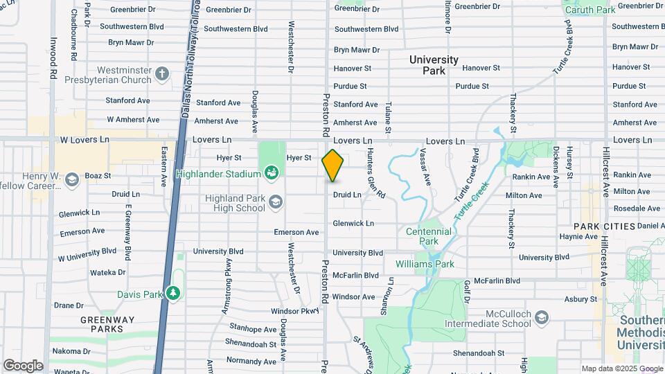 4052 Druid Ln Map and Location Details