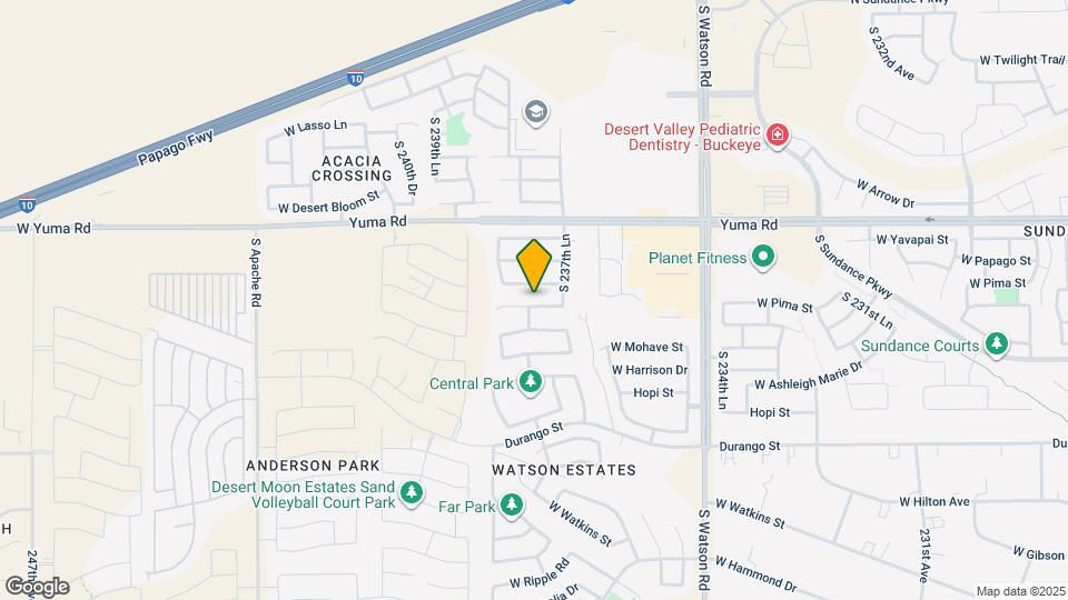 23808 W Pima St Map and Location Details