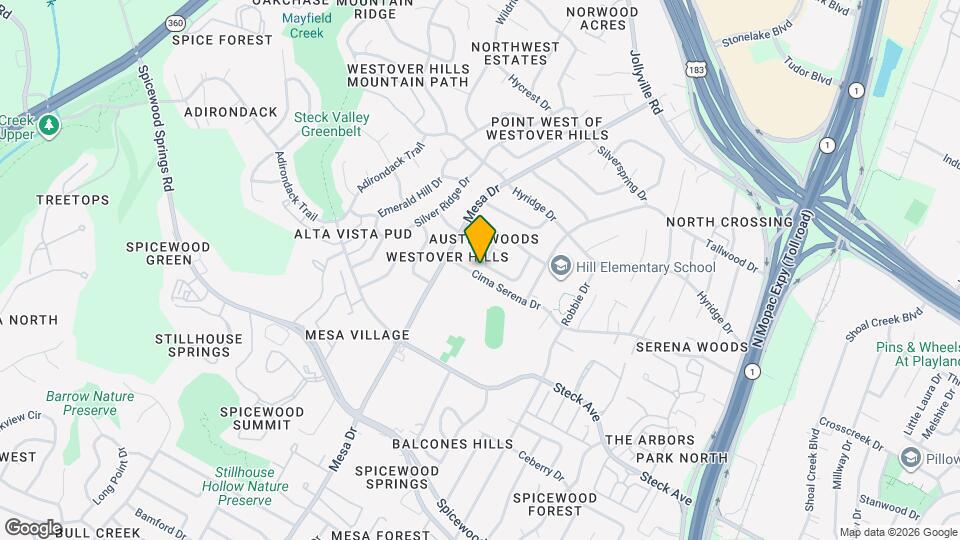 4006 Cima Serena Dr Map and Location Details