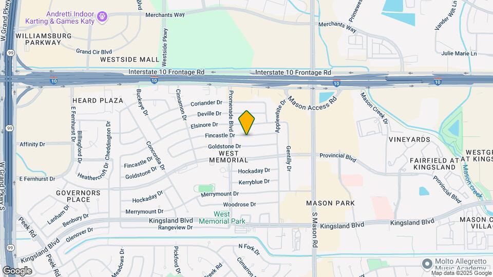 22215 Fincastle Dr Map and Location Details