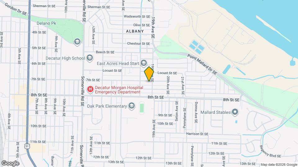 1821 7th St SE Map and Location Details