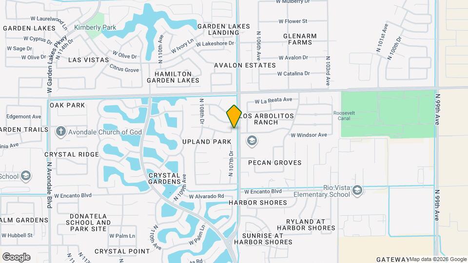 2709 N 107th Dr Map and Location Details