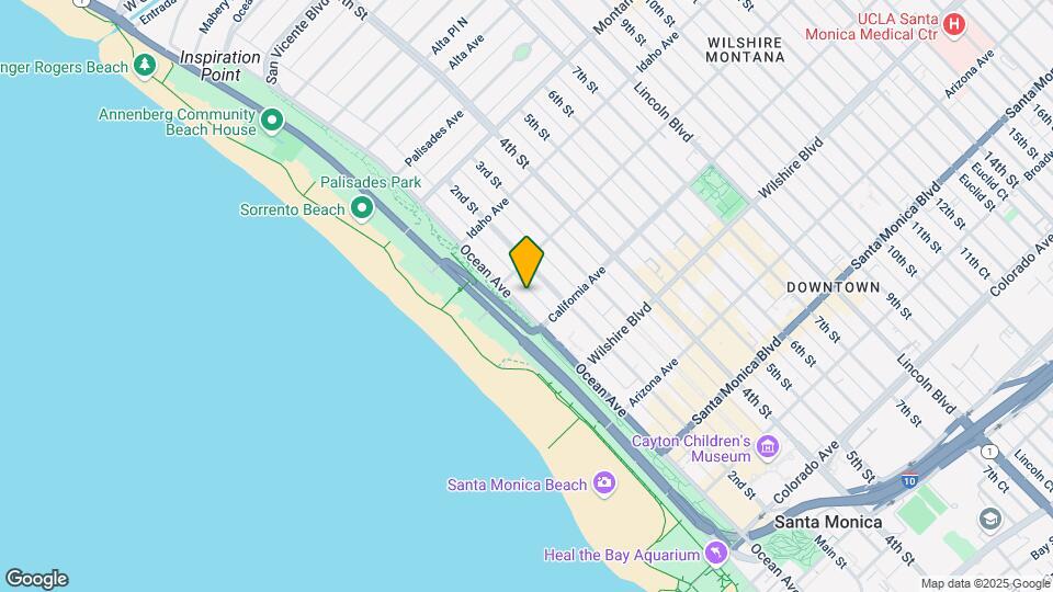 1025 Ocean Avenue Map and Location Details