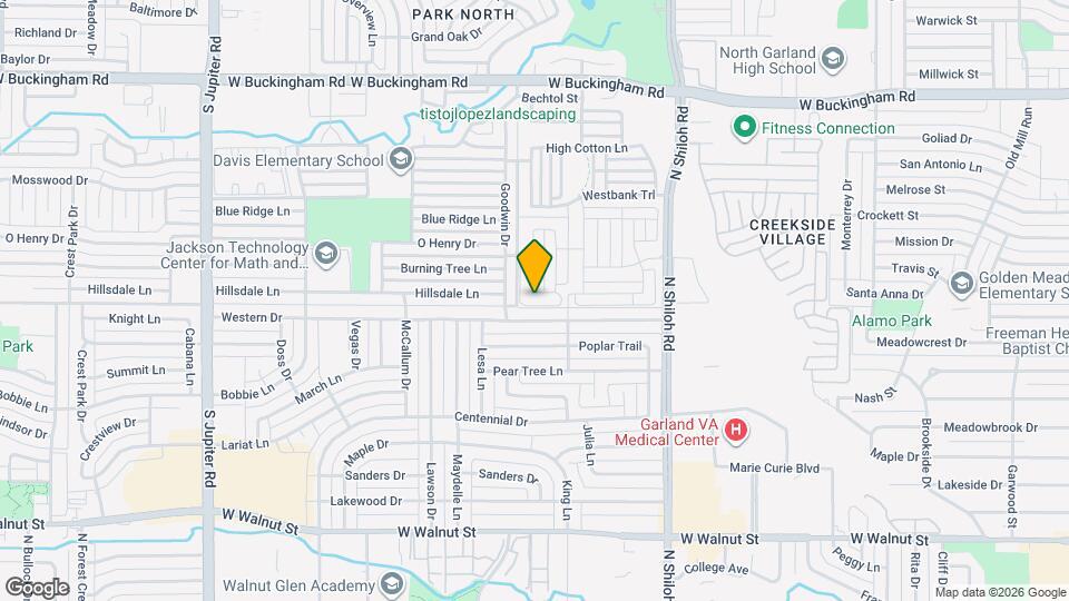 2726 Geranium Ln Map and Location Details