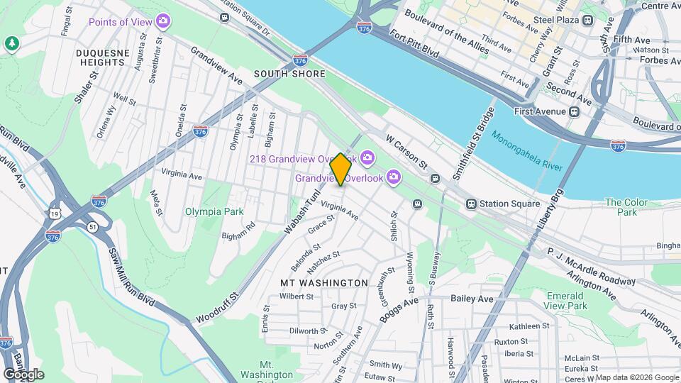 218 Kearsarge St Map and Location Details