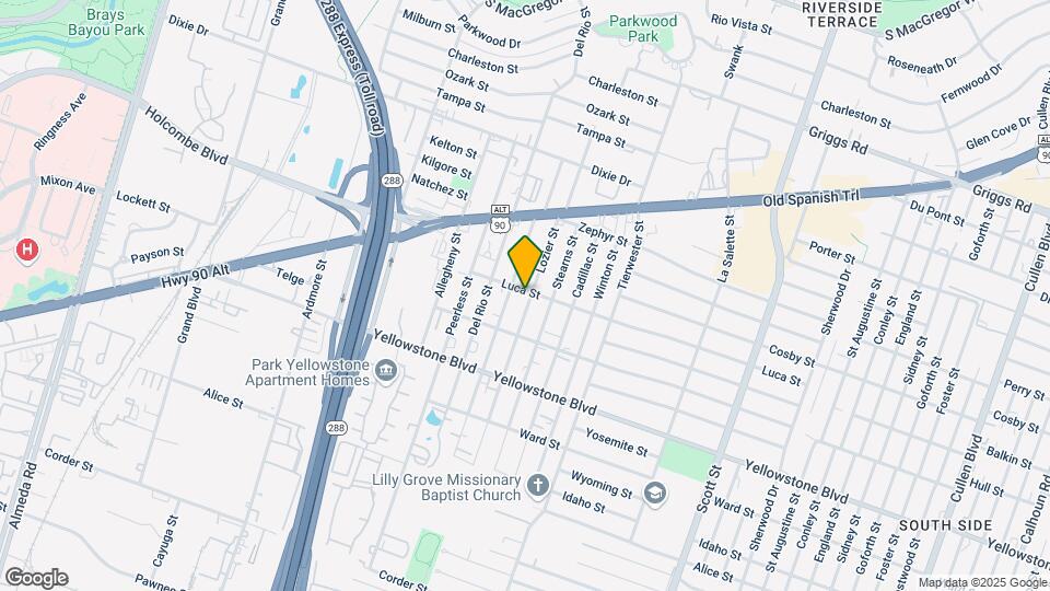 6702 Lozier St Map and Location Details
