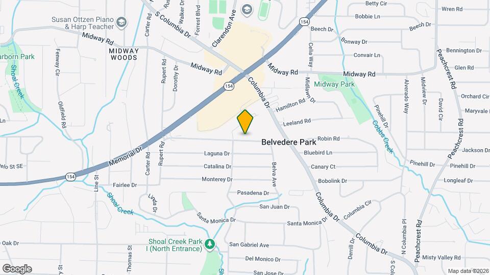 2986 Belvedere Ln Map and Location Details