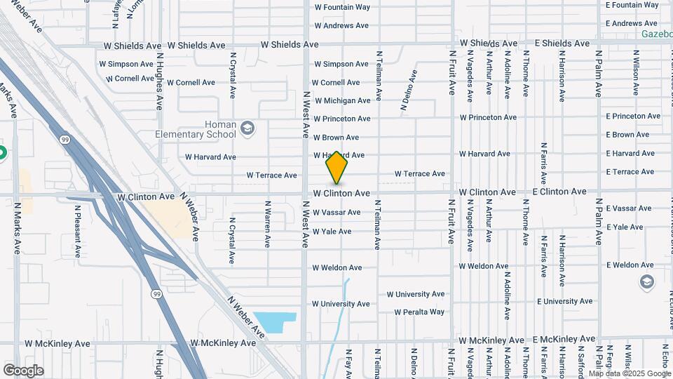 1048 W Clinton Ave Map and Location Details
