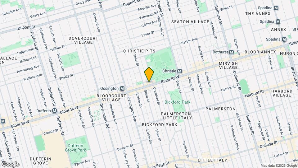 810 Bloor St W Map and Location Details