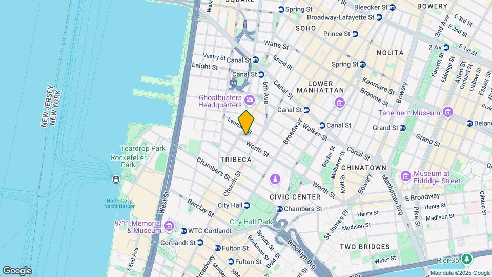 39-41 Worth St Mapa y Detalles de la Ubicación
