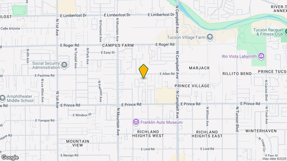 3760 N Lost Chestnut Dr Map and Location Details