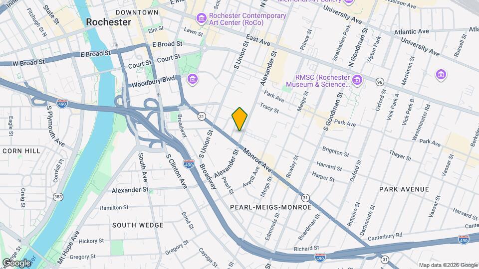 215 Alexander St Map and Location Details