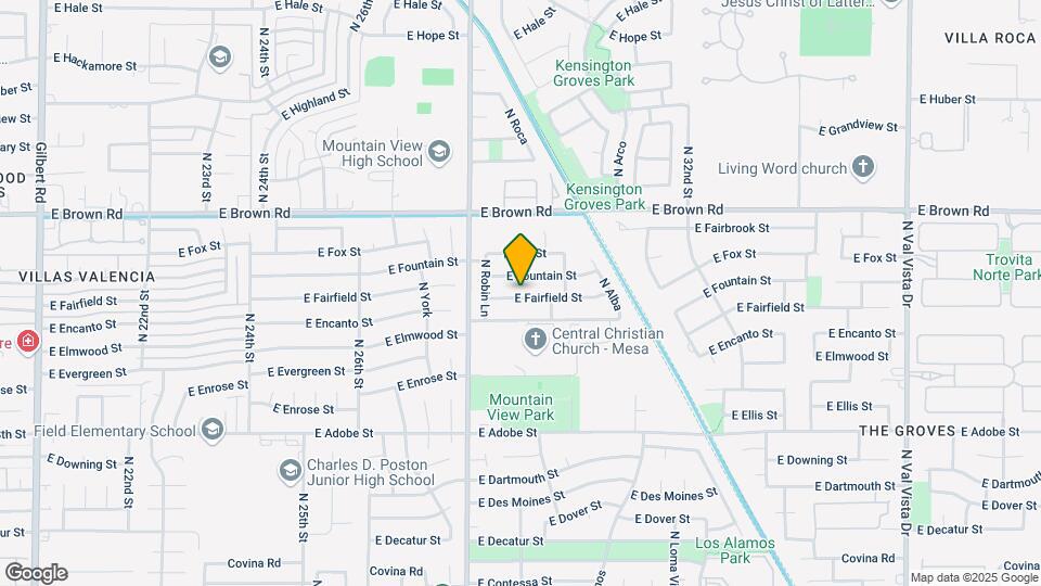 2854 E Fairfield St Map and Location Details
