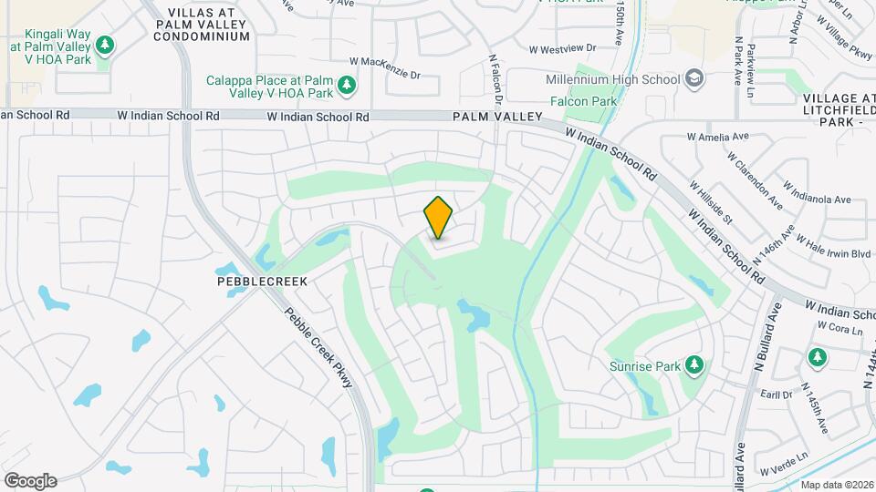 3681 N 153rd Ln Map and Location Details