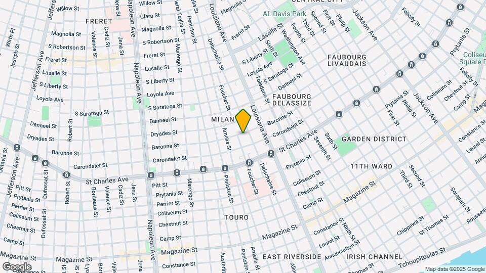 3522 Baronne St Map and Location Details