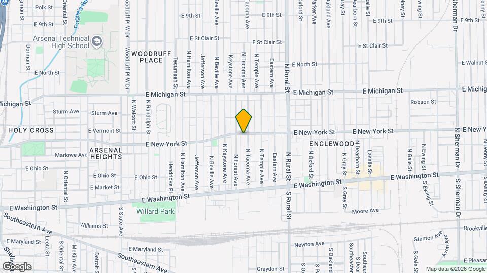 260 N Tacoma Ave Map and Location Details