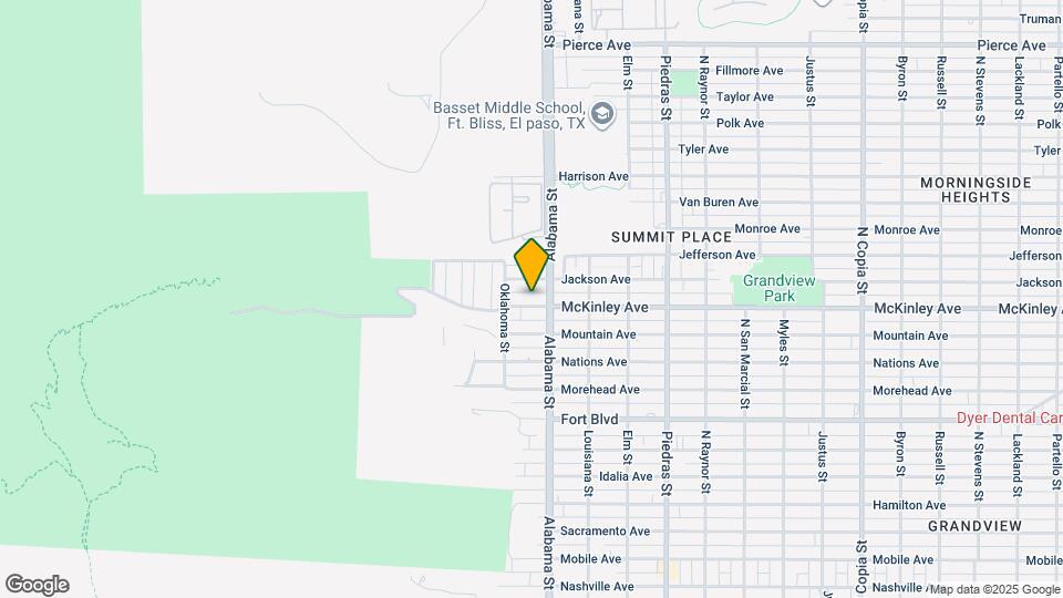 2521 McKinley Ave Map and Location Details