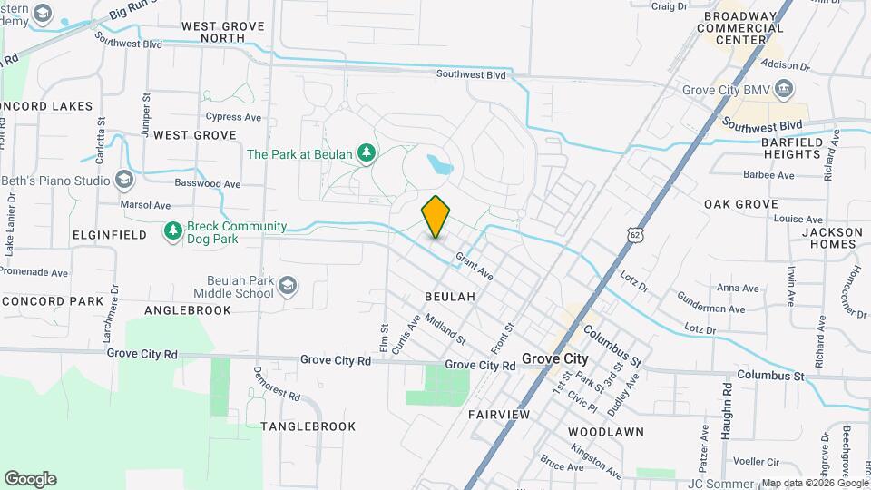 3633 Grant Ave Mapa y Detalles de la Ubicación