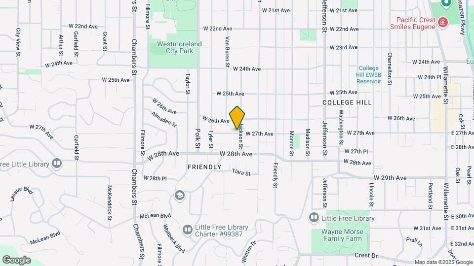 975 W 27th Ave Map and Location Details