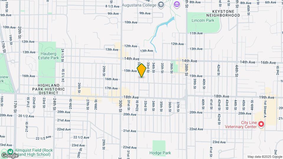 1529 32nd St Map and Location Details