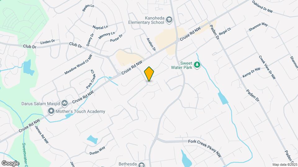 795 Avalon Forest Dr NW Map and Location Details