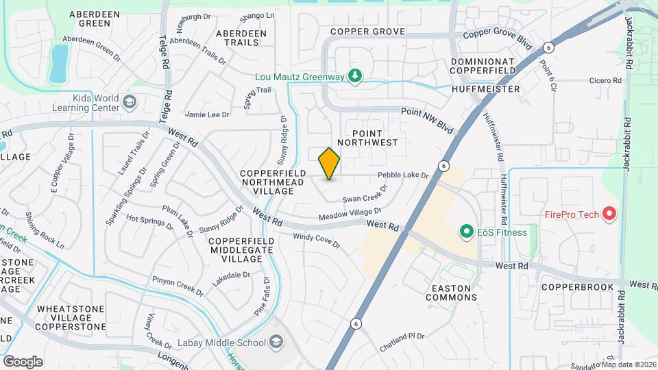 15506 Sungold Ct Mapa y Detalles de la Ubicación