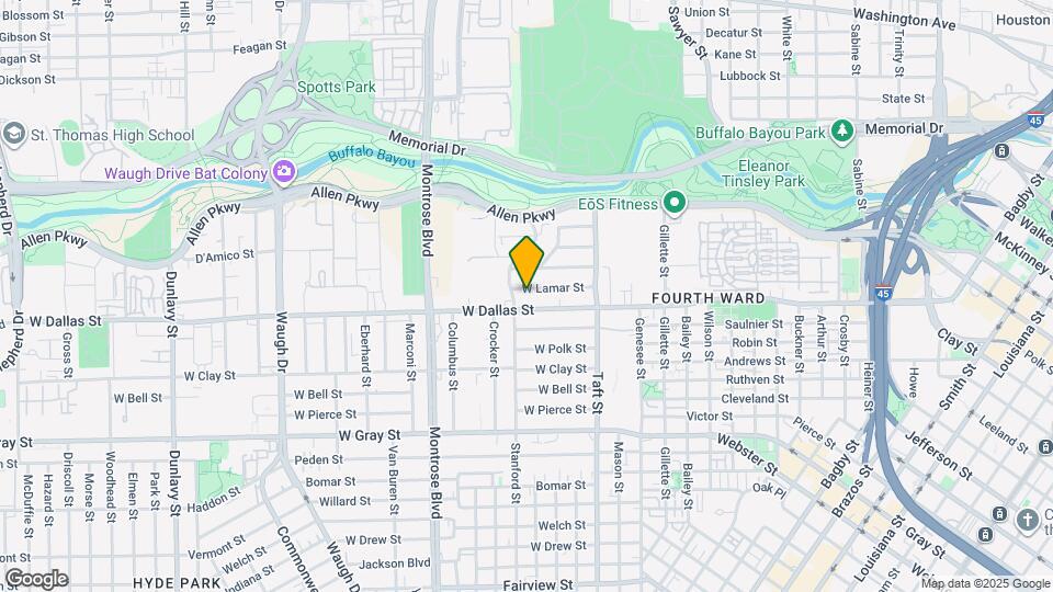 1965 W Lamar St Map and Location Details