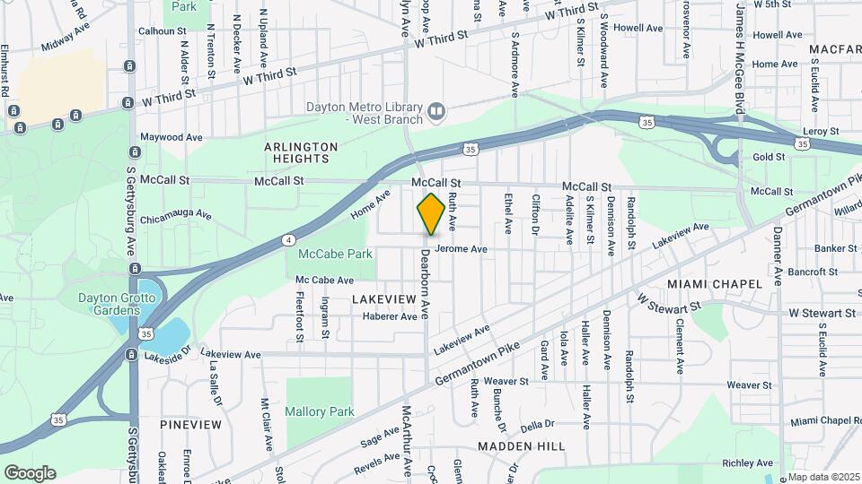 2723 Jerome Ave Map and Location Details