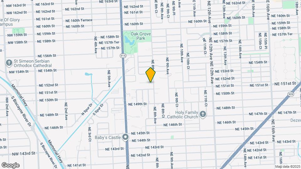 760 NE 152nd St Map and Location Details