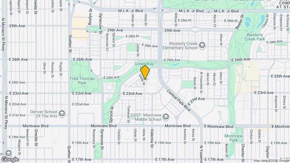 2420 Uinta St Map and Location Details
