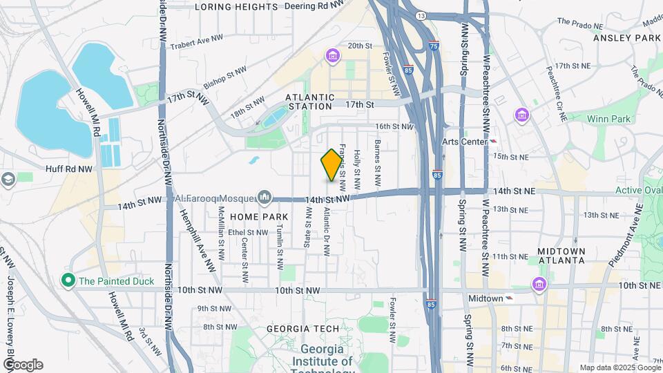 1175 Atlantic Dr NW Map and Location Details