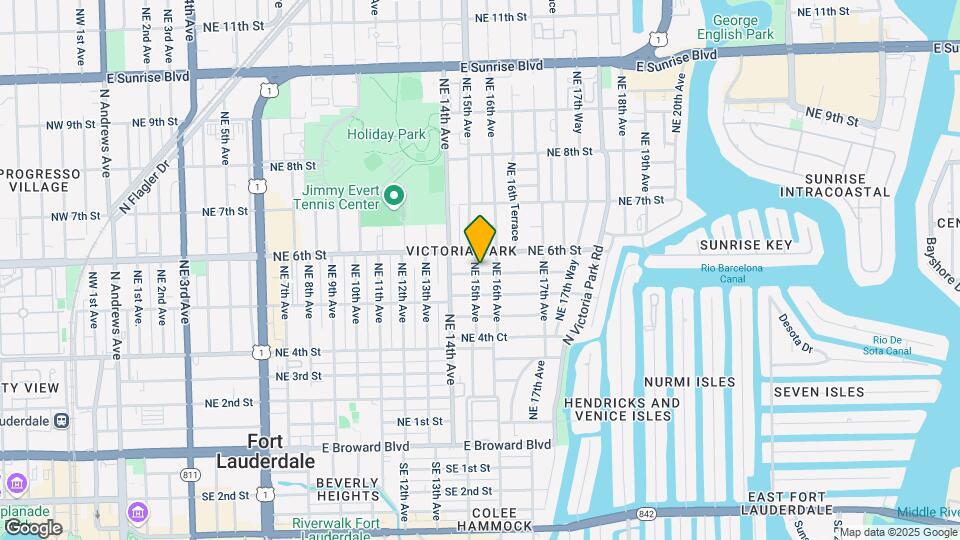 1509 NE 5th Ct Map and Location Details