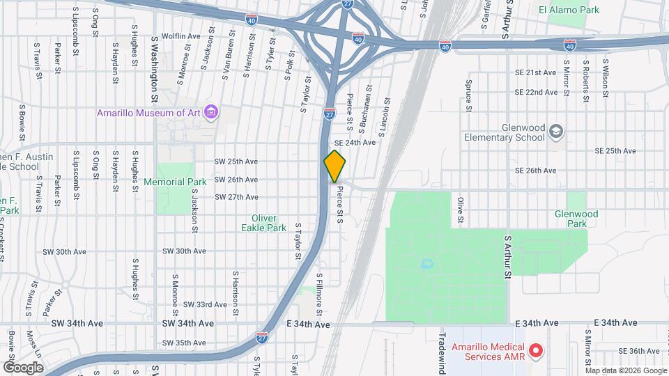 2604 S Pierce St Map and Location Details
