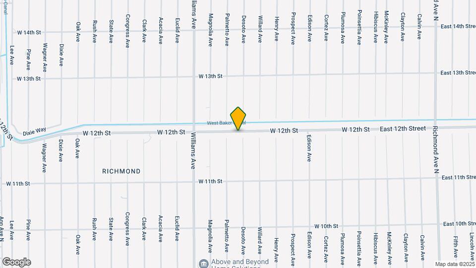 805-807 W 12th St Map and Location Details