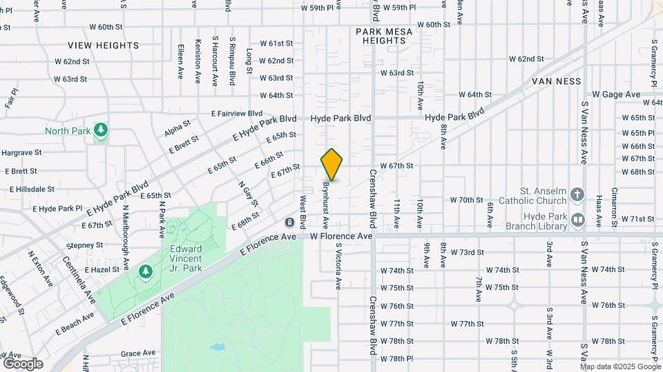 6732 Brynhurst Ave Map and Location Details