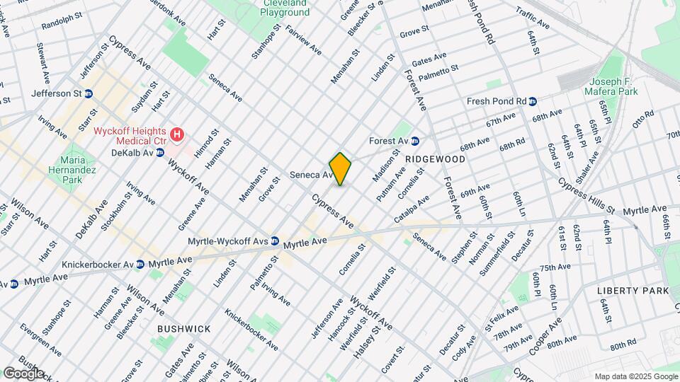 17-21 Woodbine St-Unit -3L Mapa y Detalles de la Ubicación