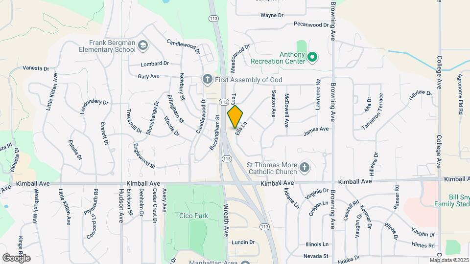 3145 Ella Ln Map and Location Details