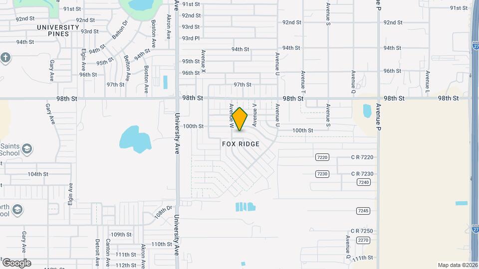 2204 101st St Map and Location Details