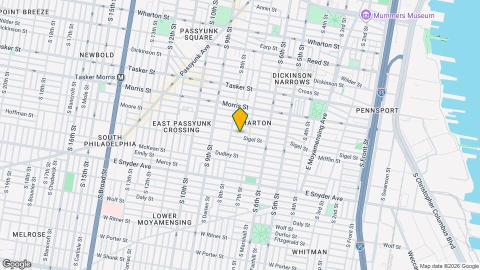 717 Sigel St Mapa y Detalles de la Ubicación