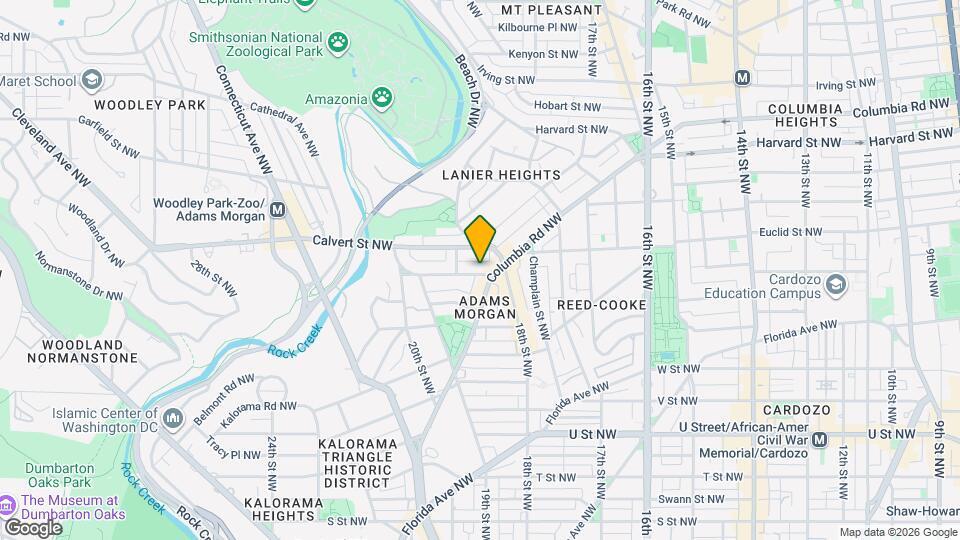 1839 Biltmore St NW Map and Location Details