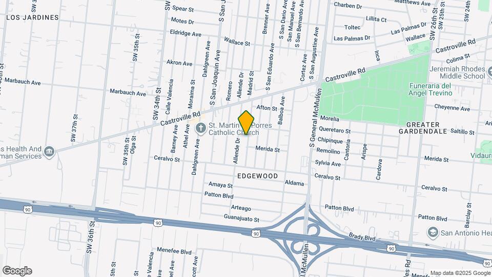 1725 Madrid St Map and Location Details