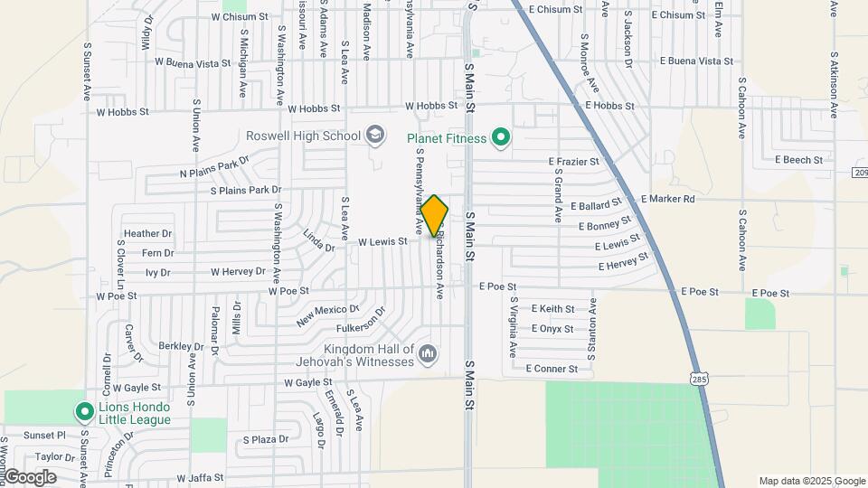 2000 S Richardson Ave Map and Location Details