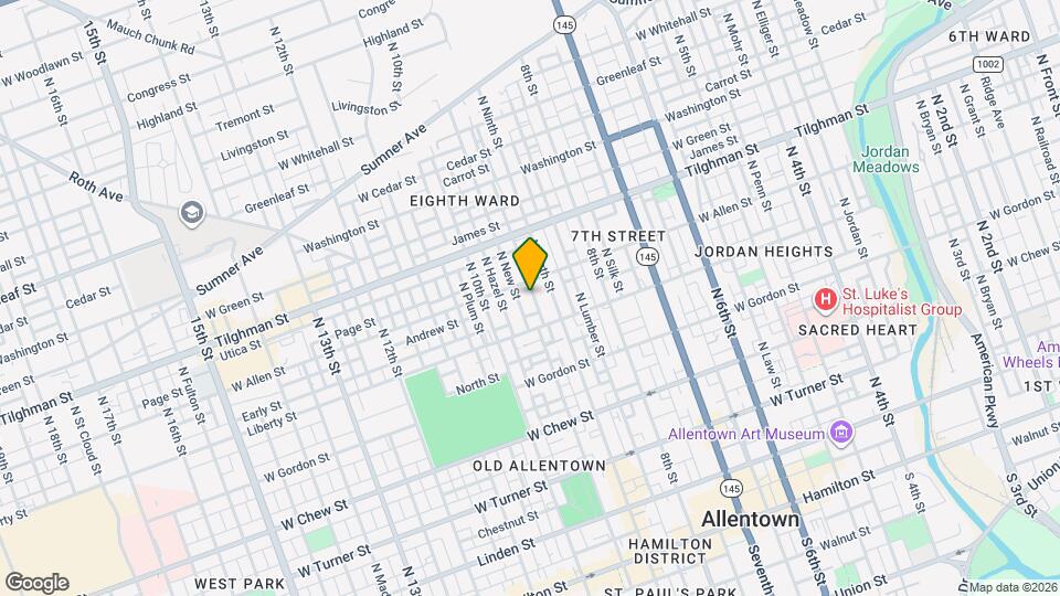 530 N Fountain St Map and Location Details