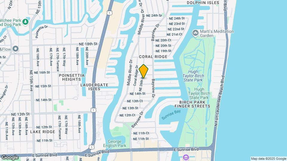 1510 NE 26th Ave, Unit 2 Mapa y Detalles de la Ubicación