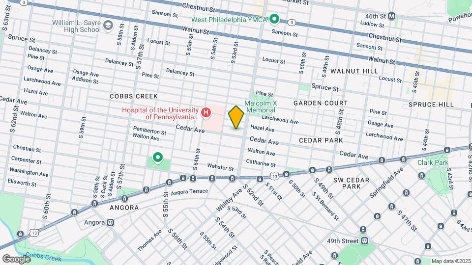 5219 Cedar Ave Map and Location Details
